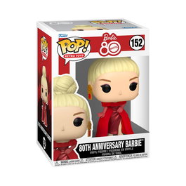 FUNKO Figurine POP Vinyle Barbie 80th Anniversary - Édition Anniversaire 80 ans Barbie - 9 cm dans sa boîte cadeau