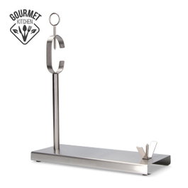 Gourmet Kitchen Support à jambon métallique 40 x 16,5 x 42 cm