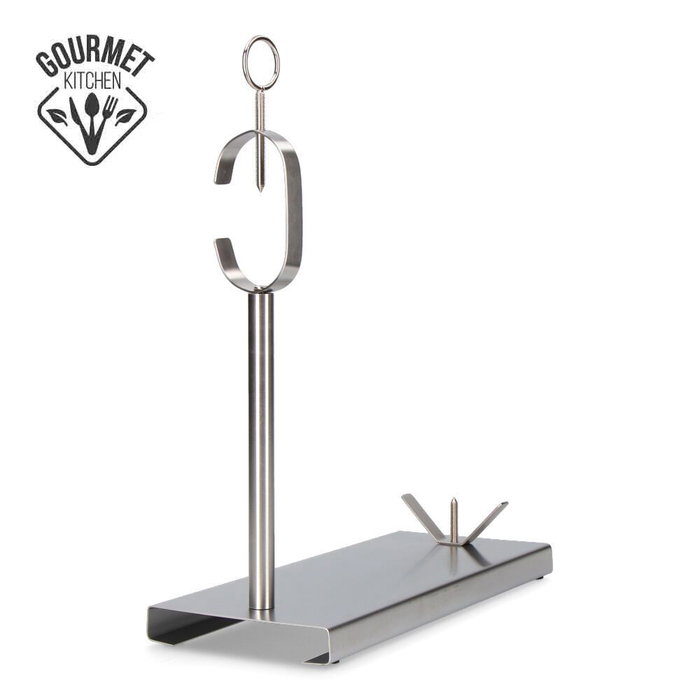 Gourmet Kitchen Jamonero métallique 40 x 16,5 x 42 cm chromé Gourmet Kitchen Jamonero métallique 40 x 16,5 x 42 cm chromé