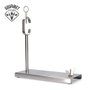 Gourmet Kitchen Jamonero métallique 40 x 16,5 x 42 cm chromé