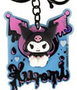 Blue Sky Studios Porte-clés 3D acrylique Kuromi Sanrio