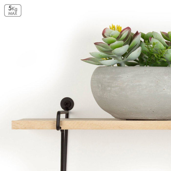 Etagère Max Home Fer Bois MDF 30 X 20 X 14,5 CM (6 Unités)