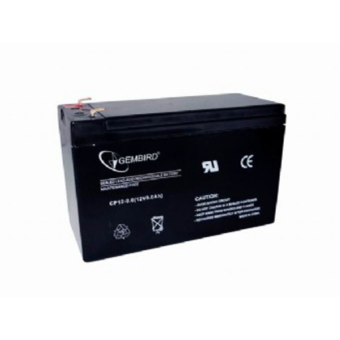 Batterie pour Système d'Alimentation Sans Interruption GEMBIRD 12V, 9 Ah 9 Ah 12 V Batterie pour Système d'Alimentation Sans Interruption GEMBIRD 12V, 9 Ah 9 Ah 12 V