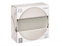 Vessia assiette plate ceramica 26 cm lisse gris (Set de 12)