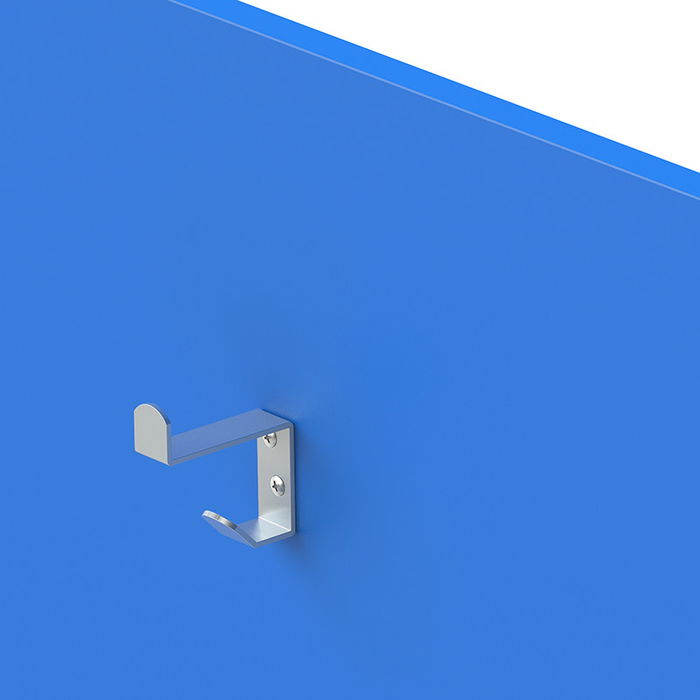 HERRAJES ALK Percha Doble Cabine Inoxidable 304