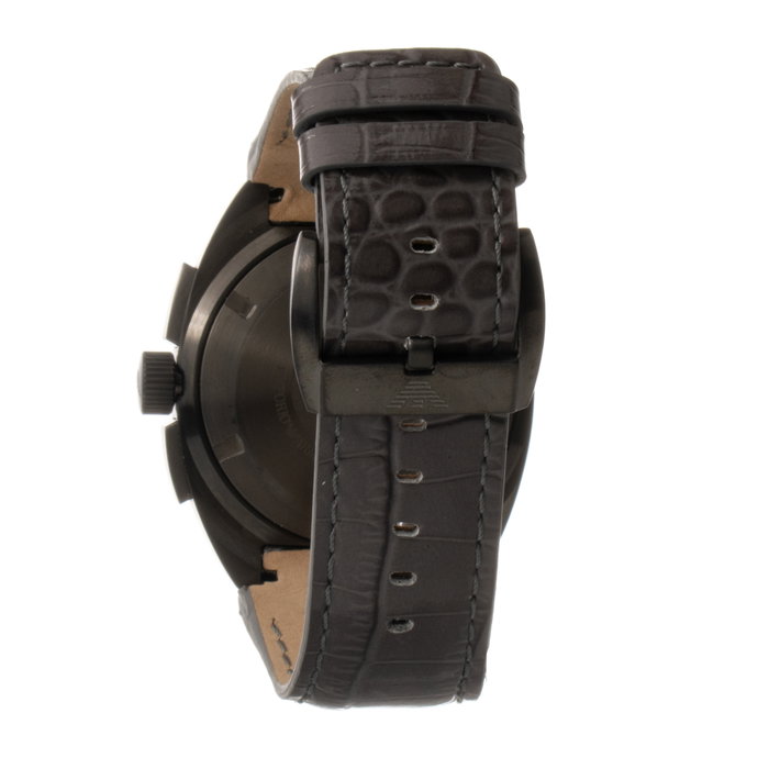 Armani AR5847 avec bracelet en cuir marron