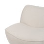 BigBuy Home Fauteuil Blanc en Bois MDF et Mousse