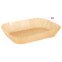 Cook Concept Lot de 50 plateaux en papier pour friteuse à air 20,5x14 cm