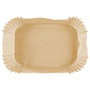 Cook Concept Lot de 50 plateaux en papier pour friteuse à air 20,5x14 cm