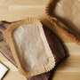 Cook Concept Lot de 50 plateaux en papier pour friteuse à air 20,5x14 cm