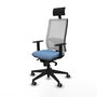 Piqueras y Crespo Chaise de Bureau Horna Bleu ciel