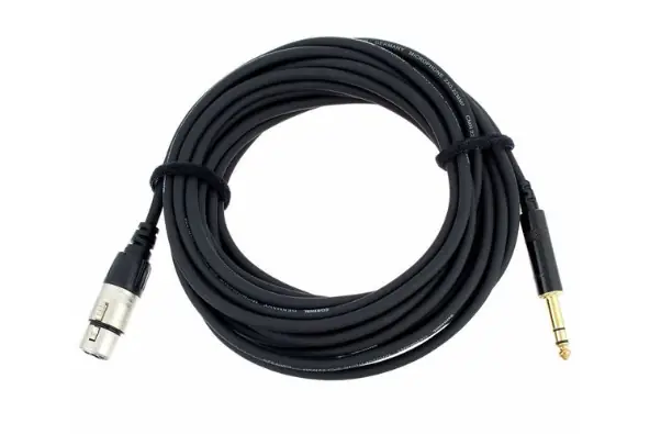 CORDIAL Câble audio XLR femelle vers jack stéréo 6 m