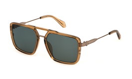 Just Cavalli SJC040-580913 Lunettes de soleil beige et gris