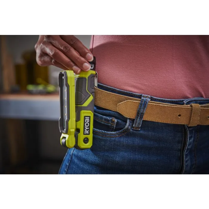 Ryobi Lampe de travail magnétique 4V USB Lithium 650 lumens RLI4-0