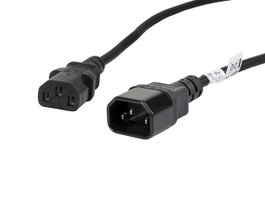 Lanberg Câble d'alimentation IEC 320 C13 vers C14, 1,8 m, Noir