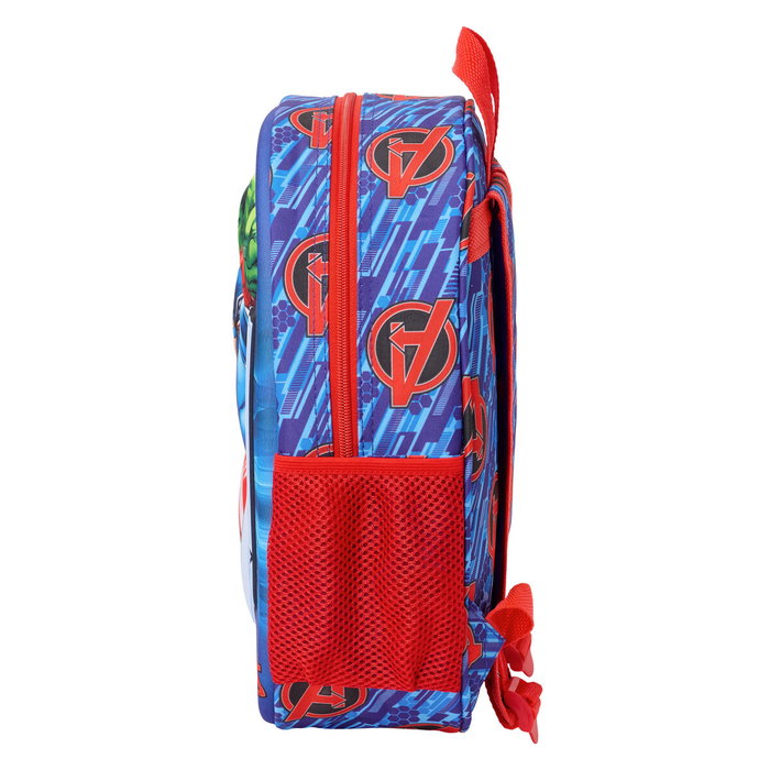 Sac à dos enfant The Avengers Rouge Bleu foncé 27 x 33 x 10 cm 3D Sac à dos enfant The Avengers Rouge Bleu foncé 27 x 33 x 10 cm 3D
