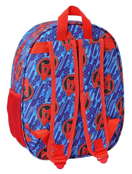 Safta Mochila 3D Avengers Sac à dos enfant 3D 27x33x10 cm, Âge minimum recommandé 3 ans Safta Mochila 3D Avengers Sac à dos enfant 3D 27x33x10 cm, Âge minimum recommandé 3 ans
