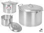 KINVARA Marmite en Aluminium 40 L - Plata
