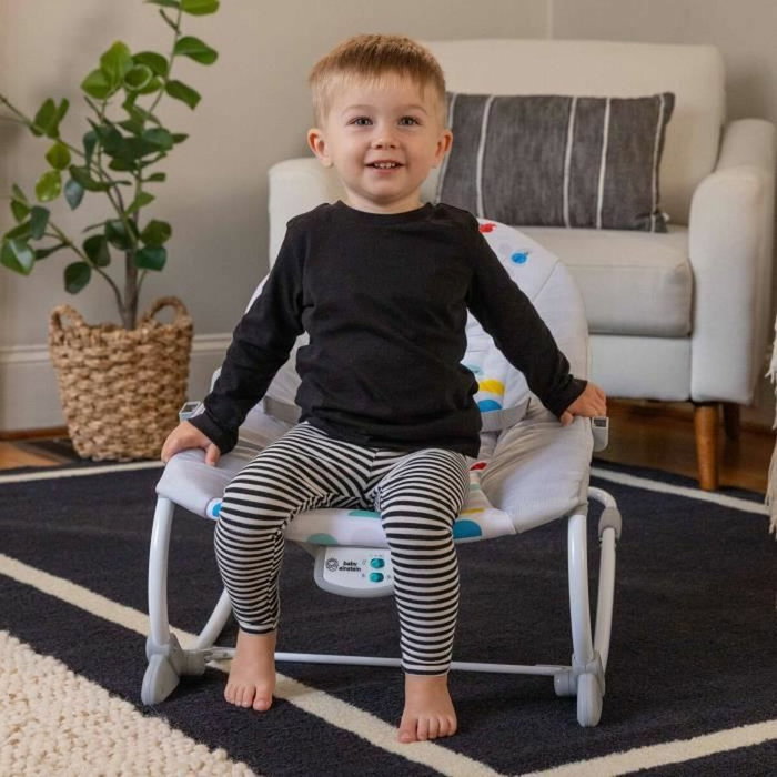 Baby Einstein Transat bébé balancelle électrique évolutif 3-en-1 Dean's Discovery Spot