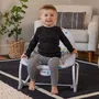 Baby Einstein Dean - Transat balancelle electrique 3-en-1, siège évolutif 0-30 mois, avec arche amovible, 3 positions, mélodies et vibrations