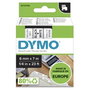 Dymo Ruban d'étiquetage D1 6 mm x 7 m Noir sur Blanc (S0720780)
