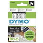 Dymo Ruban d'étiquetage D1 6 mm x 7 m noir sur blanc