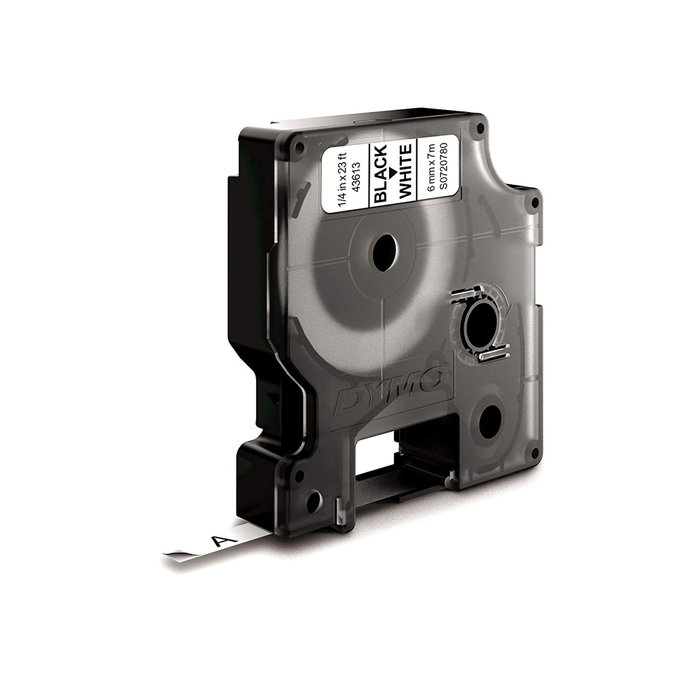 Dymo Ruban d'étiquetage D1 6 mm x 7 m noir sur blanc