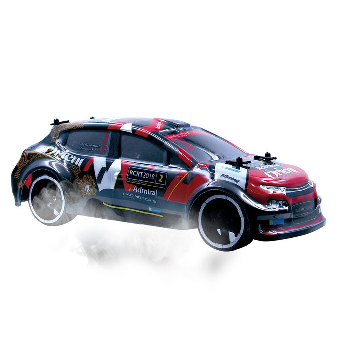 Tachan Coche R/C Rally Extreme 1:16 T01015 - Voiture radiocommandée rallye, échelle 1:16, fréquence 2,4 GHz, vitesse 12 km/h, alimentation 3xAA (non incluses)