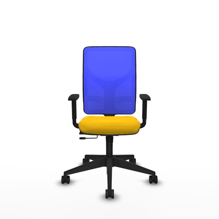 PIQUERAS Y CRESPO Chaise Motilla Synchrone Jaune/Bleu