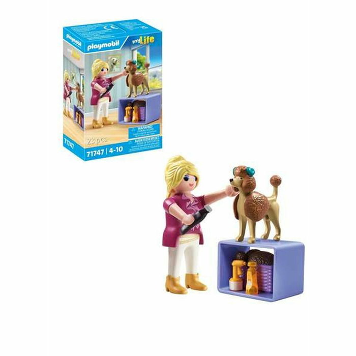 Playmobil Toiletteuse avec caniche et accessoires 71747 My Life