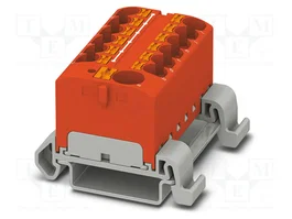 PHOENIX CONTACT PTFIX 10/12X4-NS35A RD Connecteur pour rail 32A 800V
