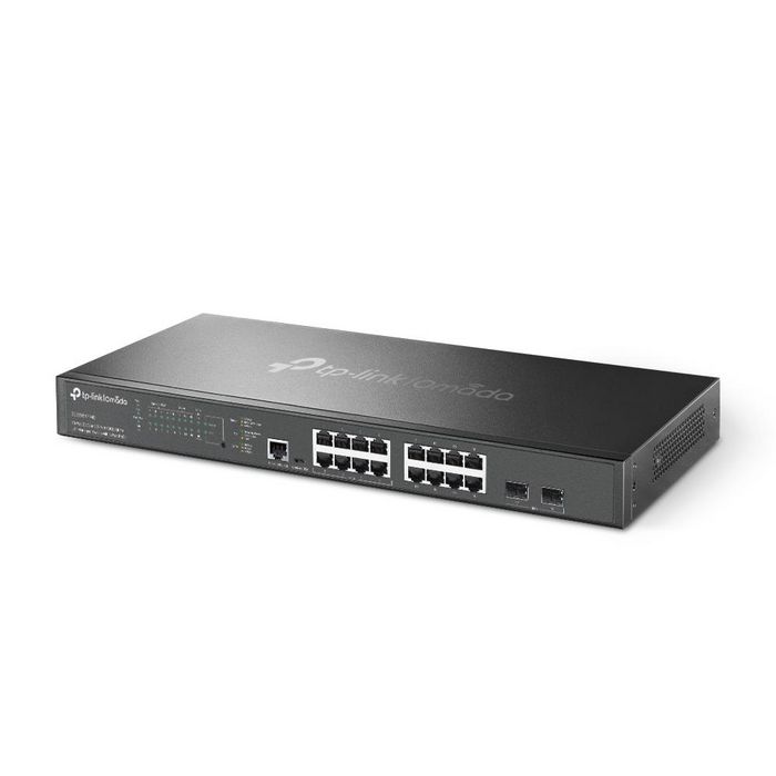 Omada - Switch géré 2.5 Gbps avec PoE+ - 16 ports RJ45 (8 PoE+), 2 slots SFP+ 10 Gbps, 240 W budget PoE, pour WiFi 7/6E/6, gestion cloud Omada SDN Omada - Switch géré 2.5 Gbps avec PoE+ - 16 ports RJ45 (8 PoE+), 2 slots SFP+ 10 Gbps, 240 W budget PoE, pour WiFi 7/6E/6, gestion cloud Omada SDN