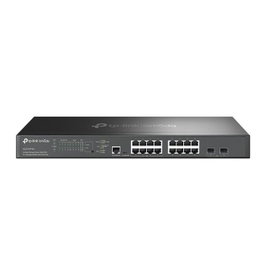 Omada - Switch géré 2.5 Gbps avec PoE+ - 16 ports RJ45 (8 PoE+), 2 slots SFP+ 10 Gbps, 240 W budget PoE, pour WiFi 7/6E/6, gestion cloud Omada SDN