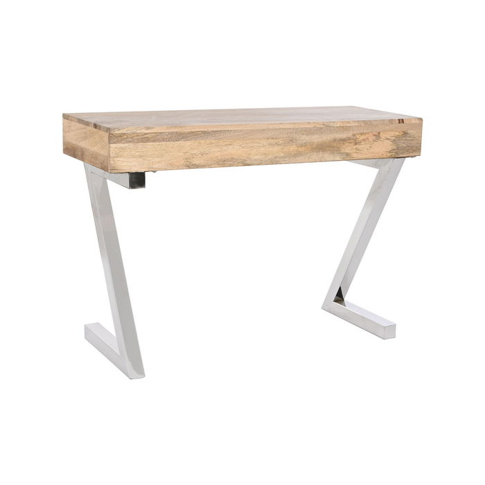 Meuble d'Entrée avec Tiroirs Home ESPRIT Marron Argenté Marron Clair 110 x 40 x 76 cm 110 x 41,5 x 76 cm (3 Pièces)