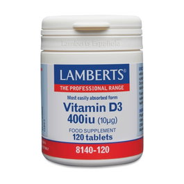 Lamberts Vitamine D3 400 UI 120 comprimés