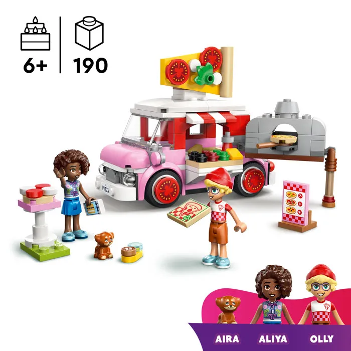 Lego Friends 42694 Le Camion Pizza - Jeu de Construction dès 6 ans - Jeu de Rôle - Cadeau Enfant Lego Friends 42694 Le Camion Pizza - Jeu de Construction dès 6 ans - Jeu de Rôle - Cadeau Enfant