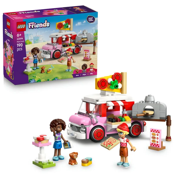 Lego Friends 42694 Le Camion Pizza - Jeu de Construction dès 6 ans - Jeu de Rôle - Cadeau Enfant Lego Friends 42694 Le Camion Pizza - Jeu de Construction dès 6 ans - Jeu de Rôle - Cadeau Enfant