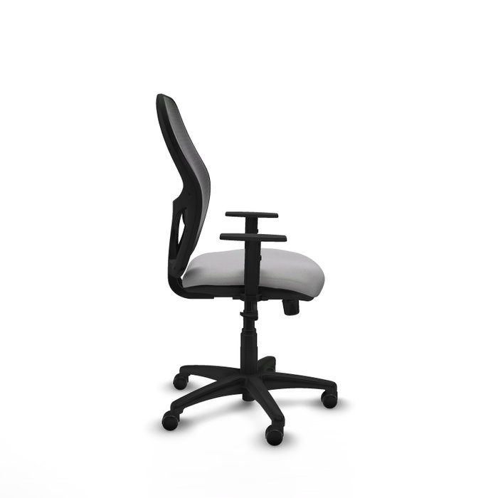 PIQUERAS Y CRESPO Chaise Alocén Synchro Gris clair et Noir avec Accoudoir 1D