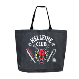 Stranger Things Sac shopping tote bag grand format 48x43x17 cm en polyester et coton