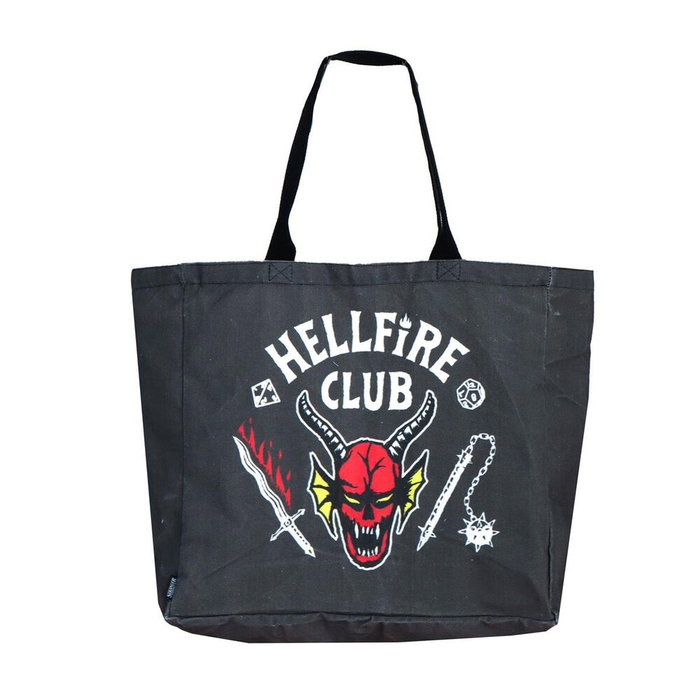 Stranger Things Sac shopping tote bag grand format 48x43x17 cm en polyester et coton
