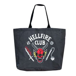 Sac à Achats Stranger Things Noir 48 x 43 x 17 cm