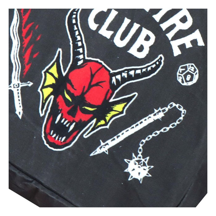 CERDÁ Sac shopping Stranger Things Hellfire Club XL Noir CERDÁ Sac shopping Stranger Things Hellfire Club XL Noir