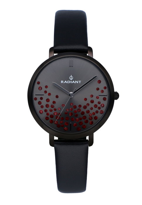 Radiant RA525605 36mm Cadran Gris et Bracelet Cuir Noir Radiant RA525605 36mm Cadran Gris et Bracelet Cuir Noir