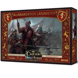 Asmodee CMON Jeu de Plateau Chanson de Glace et de Feu Alabarderos Lannister Extension Miniatures Espagnol