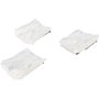 Roborock Lot de 3 sacs à poussière pour Qrevo et Saros, Blanc