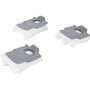 Roborock Lot de 3 sacs à poussière pour Qrevo et Saros, Blanc