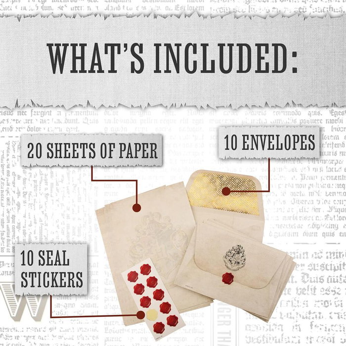 PALADONE Set d'écriture lettres Hogwarts Harry Potter