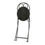 Outdoor Living By Decoris Chaise Pliante Atenas Métal Mosaïque Noir 120 kg 39x52x92.5 cm
