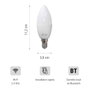 Konyks Antalya E14 Max Easy Dual Pack - Lot de 2 Ampoules LED Connectées RGB & Blanc Réglable