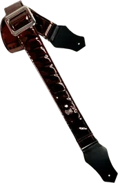 GETM Sangle Guitare/Basse BADASS Chocolat